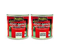 RUSTINS Post Office Red 250ml (Pack of 2)