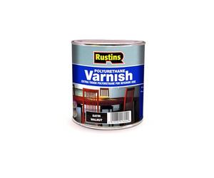RUSTINS POSW1000 Polyurethane Varnish, Walnut Satin, 1 l