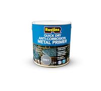 RUSTINS Quick Dry Anti-corrosion Metal Primer Grey 1L (ACMPGW1000) - Fast-Drying Protective Coating for Metal - Prevents Rust & Provides Smooth, Hard-Wearing Finish