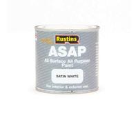 Rustins Quick Dry Asap All Surface All Purpose Paint White 250Ml