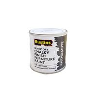 RUSTINS Chalky Finish Furniture Paint Anthracite 500ml