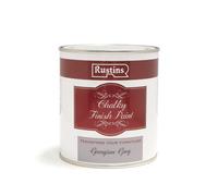Rustins Quick Dry Chalky Finish Furniture Paint Georgian Grey 250Ml