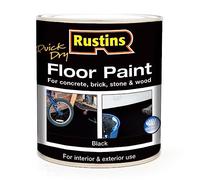 RUSTINS Quick Dry Floor Paint Black 1ltr