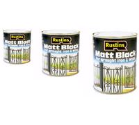 Rustins 1L Quick Dry Paint - Matt Black