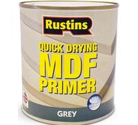 RUSTINS QUICK DRY MDF PRIMER SEALER WHITE GREY UNDER COAT PAINT 250ML 500ML NEW