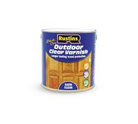 Rustins Varnish Quick Dry Outdoor Clear - Satin - 2.5 L