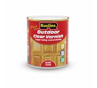 Rustins Quick Dry Outdoor Clear Varnish 500 ml Gloss