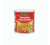 Rustins Quick Dry Outdoor Clear Varnish, long lasting protection 250ml/500ml/1L