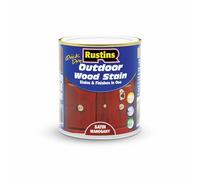 Rustins Quick Dry Outdoor Wood Stain 500ml Satin Mahogany