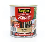 Rustins Polyurethane Varnish Quick Dry – Gloss, Water-Based – 2.5 L for Interior Wood