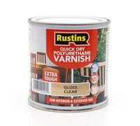 Rustins Quick Dry Polyurethane Varnish Gloss Clear 250ml