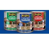 Rustins Quick Dry Polyurethane Varnish - All Sizes & Colours (Satin)