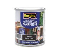 QD Poly Varnish Satin Dark Oak 2.5ltr