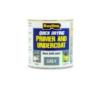 Rustins GYPU1000 Quick Dry Primer & Undercoat Grey 1 Litre