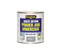 Rustins Quick Dry Primer & Undercoat Grey 1 litre RUSQDPUG1L