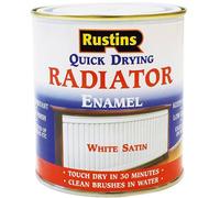 RUSTINS Quick Drying Radiator Enamel Satin 250ml- Durable, Long-Lasting Finish for Radiators That Stands the Test of Time