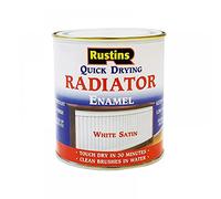 Rustins RADS500 Quick Dry Radiator Enamel Paint Satin White 500Ml