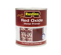 Rustins Quick Dry Red Oxide Metal Primer 1 Litre | Size: 1L Rustins Red Oxide 1L