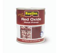 Rustins Quick Dry Red Oxide Metal Primer 250ml/500ml/1L/2.5L/5L