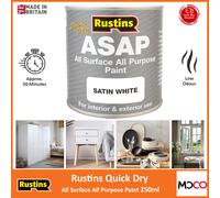 Rustins ASAPWH250 ASAP Paint White 250Ml