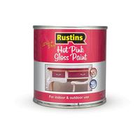 Rustins Quick Dry Small Job Paint Gloss Hot Pink 250Ml