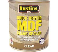 Rustins MDFS500 Quick Drying MDF Sealer Clear 500ml