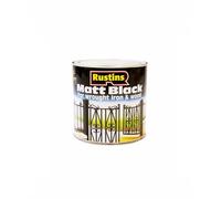 Rustins BLAM250 Matt Black Paint Quick Drying 250Ml