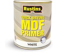 RUSTINS Quick Drying MDF White Primer 500ml-Quick-Drying, Smooth Finish Primer for Bare MDF Wood and Interior Surfaces; Excellent Adhesion; Seals and Prepares for Painting