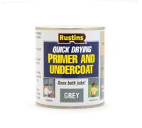 Rustins GYPU1000 Quick Dry Primer & Undercoat Grey 1 Litre