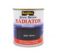 Rustins Quick Dry Radiator Paint Grey Satin 250ml