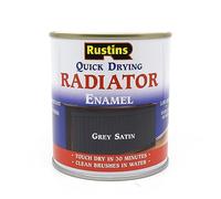 Rustins Quick Dry Radiator Paint Grey Satin 250ml
