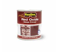 Rustins REDOW500 Quick Dry Red Oxide Metal Primer 500Ml