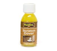 Rustins Scratch Cover Light - Conceal Surface Scratches on Light-Toned Wood Furniture -Easy-to-Use Liquid Polish for Restoring and Protecting Wooden