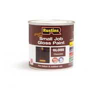 RUSTINS Small Job Gloss Paint Chocolate 250ml