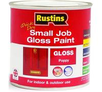 Rustins GPPOW250 Quick Dry Small Job Gloss Paint Poppy 250Ml