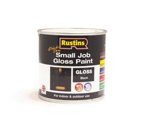 Rustins GPBLW250 Quick Dry Small Job Gloss Paint Black 250ml