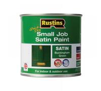 Rustins Small Job Satin Paint - Quick Dry - Buckingham Green - 250 ml