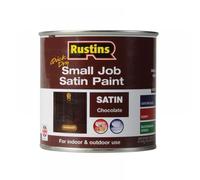 Rustins SPCHW250 Quick Dry Small Job Satin Paint Chocolate 250Ml