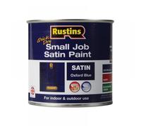 Rustins SPOBW250 Quick Dry Small Job Satin Paint Oxford Blue 250Ml