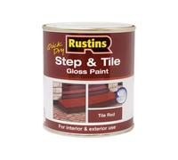 Rustins Step and Tile Paint - Red 250ml