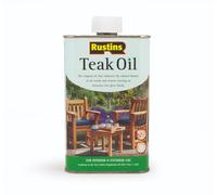 Rustins Teak Oil Enhances Woods Interior/Exterior Gloss 250/500ml/1L/2.5L/5L