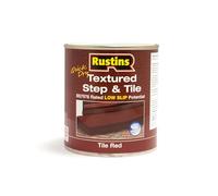 Rustins Textured Step & Tile Paint - Red 500ml
