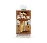 Rustins The Orginal Danish Oil 250ml (Swedish Labelled Version) - Same UK Product Inside - Rich, Natural Glow - Enhances Wood Grain Beautifully, Professional-Grade Finish, Easy DIY Application