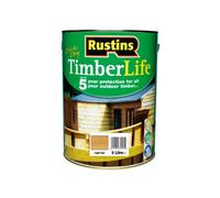 Rustins TLLO5000 Timberlife Light Oak Brown, 5l