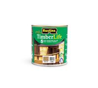Rustins TLMO1000 1L Timberlife Medium Oak, Brown