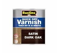 Rustins VSDO500 Quick Dry Varnish Dark Oak 500ml