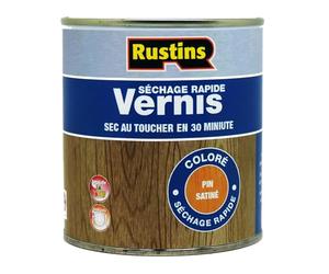 Rustins VSPI1000 1 Litre Quick Dry Varnish Satin - Pine