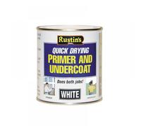Rustins WHPU1000 Quick Dry Primer & Undercoat White 1 Litre