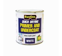 Rustins WHPU500 500ml Watercolour Quick Dry Primer Undercoat - White