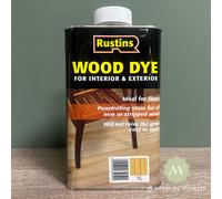 Rustins WDPI1000 Wood Dye Pine 1 Litre